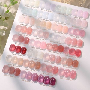 High Quality Uv <b>Nail</b> <b>Gel</b> <b>Set</b> 31 Color Ice Transparent Nude Color <b>Nail</b> Display Board Exclusive for <b>Nail</b> Shop - Product Image 1