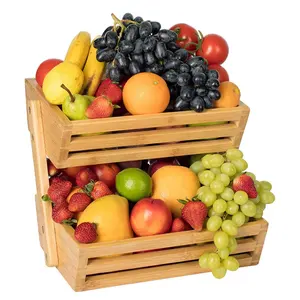 Деревянные ящики ручной работы для хранения овощей и фруктов