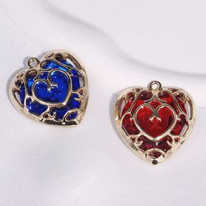 Diy Sieraden Maken Accessarry Valentines Geschenken Hemelwaarts Zwaard De Legende Van <span class=keywords><strong>Zelda</strong></span> Rood Holle Hart Kristallen Hanger Voor Ketting - Product Image 1