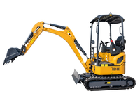 Excavatrice sur chenilles chinoise XE18E 2026, garantie 1 an, moteur haute efficacité, PLC, boîte de vitesses, roulement, godet de 0,04 m pour la construction
