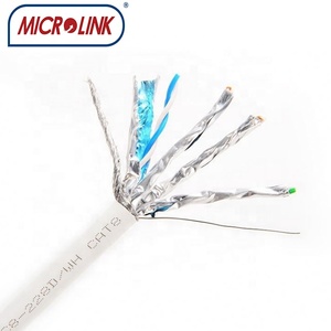 <span class=keywords><strong>Cable</strong></span> <span class=keywords><strong>de</strong></span> Red Ethernet Cat8 <span class=keywords><strong>de</strong></span> 40G <span class=keywords><strong>de</strong></span> Alta Velocidad, 2000Mhz, Doble Blindaje SSTP, 22AWG 23AWG, Cobre Libre <span class=keywords><strong>de</strong></span> Oxígeno, Certificado CE - Product Image 4