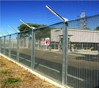 Panneau de clôture en métal à mailles de fer incurvées 3D Clôture de confidentialité en acier galvanisé pour les maisons Clôtures de ferme de jardin sportif
