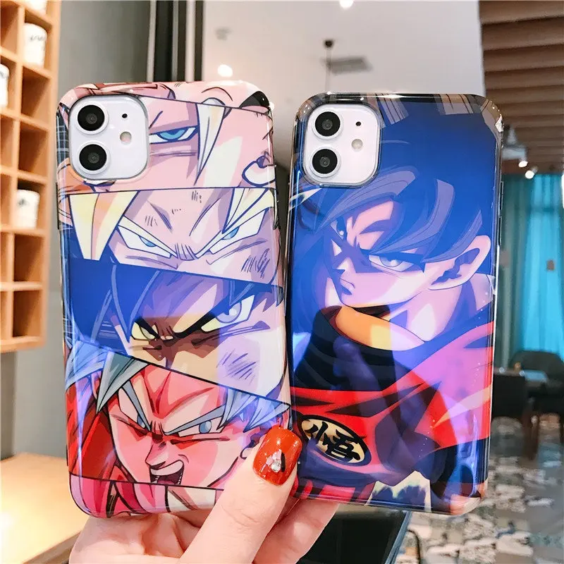 Full Body Soft Glossy Anime Character Phone Cases for iphone 14 pro max xr xs max 8plus Manga Comic Figures