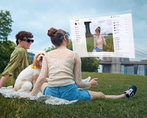 <span class=keywords><strong>Gafas</strong></span> Inteligentes AIR3 2025 con Pantalla de 16MP, Diseño Plegable, Pantalla OLED de 1080P, Asistente de IA y Realidad Aumentada - Product Image 3