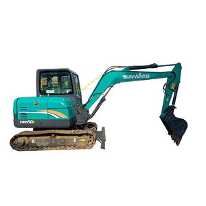Importé avec son emballage d'origine, excavatrice sur chenilles hydraulique compacte d'occasion SUNWARD SWE60E de 6 tonnes - Product Image 1
