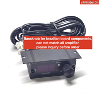 Composants de bouton de bassin d'amplificateur de voiture de Style brésilien avec affichage de tension de lumière d'agrafe pour l'amplificateur de voiture 3000W 5000W 8000W 18000W
