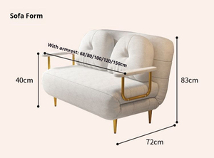 Canapé-<span class=keywords><strong>lit</strong></span> pliable multifonctionnel à double usage pour appartement, balcon, salon, canapé-<span class=keywords><strong>lit</strong></span> double télescopique réglable - Product Image 2