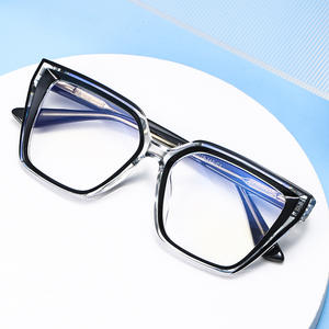 Lunettes anti-lumière bleue Cat Eye Hl-95025b pour femmes, monture PC, bordure intégrale, protection anti-lumière bleue, anti-radiation. - Product Image 2