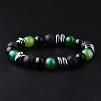 Bracelet en Pierres Naturelles Mélangées Irrégulières 10 mm de Haute Qualité, Bijou Tendance Cadeau pour Hommes et Femmes