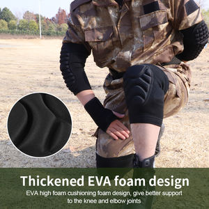 KS-2007 #4057 #6050 # Tuta tattica spugna ginocchiera gomitiere protettive per giunti con piastra in acciaio - Product Image 2