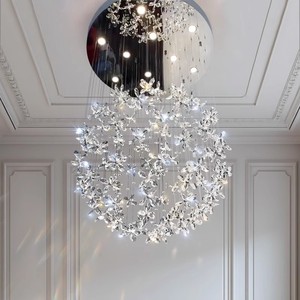 Italian High-End Crystal <b>Ceiling</b> <b>Light</b> for Living <b>Bedroom</b> Luxury Feel Direct Sales Zhongshan Lighting Factory Cross-Border - Product Image 4