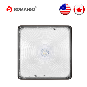 รับประกัน 5 ปี ไฟ LED สำหรับป้ายปั๊มน้ำมัน 40W 60W 120W 18000LM IP65 กันน้ำ มาตรฐาน UL CE ปรับหรี่แสงได้ 0-10V สำหรับทางเดิน - Product Image 1