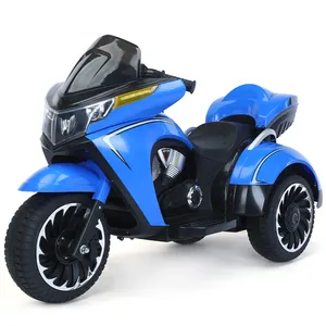 Serin ışık 12V pil çocuk elektrikli üç tekerlekli bisiklet motosiklet çocuklar için oyuncak arabalar elektrikli motosiklet sürüş binmek
