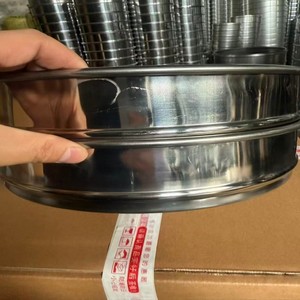 Tamiz de malla soldada de grado alimenticio para harina, tamizador redondo de cocina, colador fino profesional, herramienta de cocina - Product Image 1