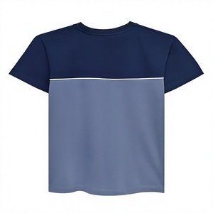 เสื้อยืดแขนสั้นผู้ชาย ผ้าฝ้าย 100% คอกลม ทรงลำลอง แต่งขอบตัดสี โลโก้ด้านหน้า น้ำหนัก 180 กรัม เนื้อผ้านุ่ม - Product Image 2