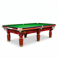 Table de billard chinoise de tournoi de 9 pieds, en ardoise et bois massif, professionnelle, pour intérieur, vente en gros, personnalisable, OEM, snooker