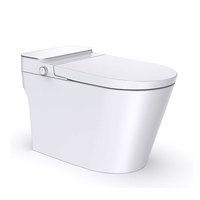 Détecteur d'ouverture automatique autonettoyant chasse d'eau siphonique cuvette de toilette entièrement automatique salle de bain sol électronique intelligent Wc toilette