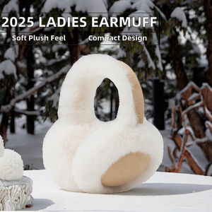 <span class=keywords><strong>2025</strong></span> शरद ऋतु और सर्दियों की महिलाओं के फोल्डेबल गर्म प्लग बाहरी कान ठंडे सबूत कान मफ - Product Image 3