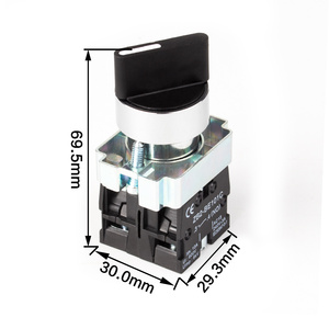Bouton <span class=keywords><strong>de</strong></span> sélection auto-bloquant XB2-BD33 C/BD25/BD21/45/53 à 3 ou 2 vitesses, interrupteur <span class=keywords><strong>de</strong></span> conversion à bouton auto-bloquant XB2 - Product Image 3