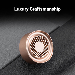 Diffuseur de voiture de luxe personnalisé de qualité supérieure, forme ondulée blanche mate, nouveau design, parfum de voiture magnétique longue durée, alliage - Product Image 4