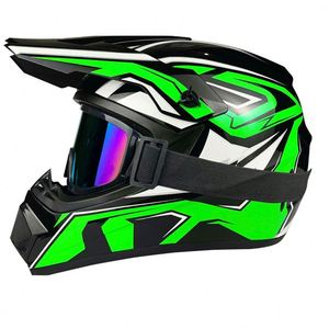 Fábrica personalizada motocicleta Predator casco cara completa araña diseño de plástico para montar deportes punto al por mayor - Product Image 4