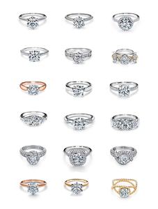 Bagues en diamant personnalisées certifiées GIA 2-3ct or 18 carats bagues <span class=keywords><strong>de</strong></span> fiançailles/<span class=keywords><strong>mariage</strong></span> vintage laboratoire/diamants naturels fêtes anniversaires - Product Image 4