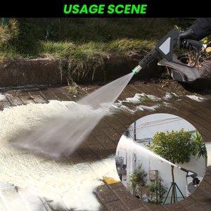 Pistola de Agua a Alta Presión de Acero Inoxidable y Cobre, Pistola de Agua Portátil <span class=keywords><strong>para</strong></span> Lavado de Autos, Pistola de Rociado de Agua <span class=keywords><strong>para</strong></span> Lavadora a Presión - Product Image 5