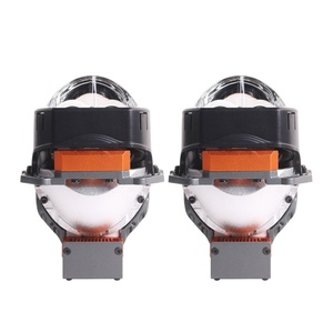 เลนส์ไฟหน้ารถยนต์แบบสี่เหลี่ยมสั้น SU7 Bi Led ดีไซน์ไฟสูงแบบคู่ 76w ไฟสูง 48w ไฟต่ำ ใช้ได้กับรถยนต์ทั่วไป - Product Image 2