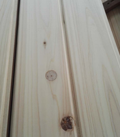 Panneaux muraux en bois de cyprès japonais, planches de plafond en Hinoki massif T&G, décoration intérieure, panneaux muraux en bois