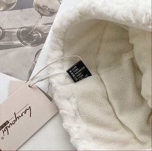 Syh1035 noel ponponlu bere açık paten spor seyahat kış kayak yetişkin peluş şapka plaj için - Product Image 4