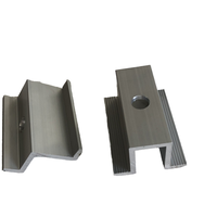 Support de fixation de panneau solaire YZ Solar Mid End Clamp, structure photovoltaïque en plein champ, aluminium anodisé, installation rapide, TUV/CE/ISO
