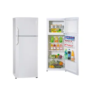 Ev kullanımı 150L çift kapı mutfak buzdolabı ekran