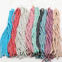 Perles entretoises colorées 2*4mm en jaspe impérial synthétique pour la fabrication de bijoux et de bracelets