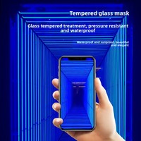 Dalles de sol 3D Abyss lumineuses, portables, en verre RGB, étanches IP65, pour extérieur, piste de danse lumineuse pour mariage et fête, effet miroir - Vente chaude