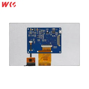 드라이버 보드 USB 터치와 7 인치 1024x600 IPS TFT LCD 디스플레이 LVDS 40PIN