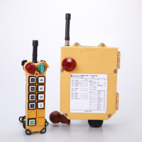Télécommande radio pour grue Telecrane F24-8D à 8 boutons, double vitesse, longue portée, émetteur et récepteur