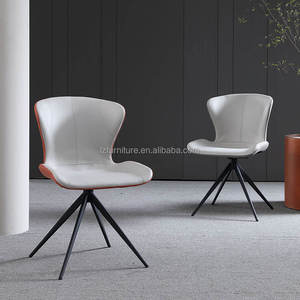 Sillas de Comedor Giratorias Modernas y Ergonómicas de Lujo, Muebles de Restaurante de Cuero Sintético Duradero de Alto Rendimiento - Product Image 5