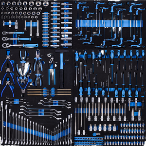 Chất Lượng Cao Thị Trường Châu Âu CRV Tay Công Cụ Bộ 300Pcs + Trong Bọt Đóng Gói Hộp Bao Gồm Máy Xay Xẻng Phun Scraper Sửa Chữa Nhà - Product Image 2