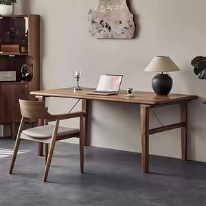 Chaise de cuisine en bois style farmhouse, chaises de salle à manger modernes du milieu du siècle, naturelles - Product Image 2