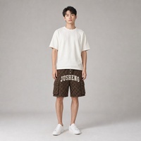 Shorts cargo pour hommes, poche utilitaire, effet usé, matelassé, personnalisé