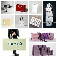 Mini sac shopping en papier personnalisé avec logo imprimé, ruban satiné et œillets – Emballage cadeau haut de gamme pour boucles d'oreilles, colliers et bijoux
