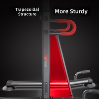 Barre de traction parallèle simple pliable en métal avec dossier, équipement de fitness complet pour la maison