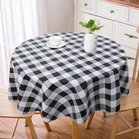 HuiHe Fabricant Promotion Fête D'anniversaire Table Ronde Étanche Facile à Nettoyer Protection Impression De Bureau Nappe En PVC