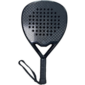 Raqueta de Pádel Profesional de Fibra de Carbono 12K, Forma de Diamante, Alto Rendimiento, Ligera, Portátil, con Funda de EVA, para Tenis de Playa - Product Image 1