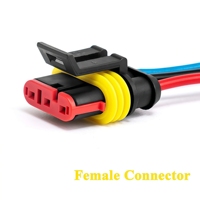 Connecteur de câble 1/2/3/4/5/6 broches, connecteur de cordon électrique 16 AWG, faisceau de câblage mâle-femelle, prise étanche pour voiture, camion, bateau