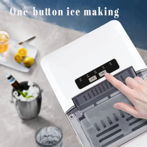 Mini-machine à glaçons multifonctionnelle avec compresseur et pompe à eau, adaptée à la maison, à l'hôtel, à l'extérieur et à l'utilisation en voiture - Product Image 2