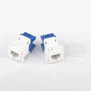 Connecteur Keystone <span class=keywords><strong>RJ45</strong></span> Cat6 UTP 8P8C OEM Type Australie, Insert de données mécanique à 180 degrés pour <span class=keywords><strong>prise</strong></span> murale Clipsal - Product Image 3