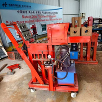 Machine à blocs simple et bon marché machine à briques écologiques machine à briques d'argile Afrique construction maison brique d'argile