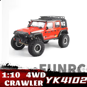 Coche Teledirigido 4x4 RC Rock Crawler 1/10 con Eje de Portal, Bloqueo de Diferencial, 2 Velocidades, 6 Canales, Camión Eléctrico de <span class=keywords><strong>Hobby</strong></span> YIKONG YK4102 ARTR - Product Image 2