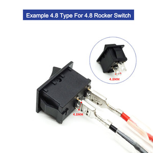 <span class=keywords><strong>Femelle</strong></span> Faston 2.8 6.3 con reten 6.3mm Pitch Series laiton haut-parleur électrique prise à sertir connecteur câblage bornes en cuivre - Product Image 5